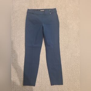 Maurices Teal Fitted Cropped Pant, S-Reg